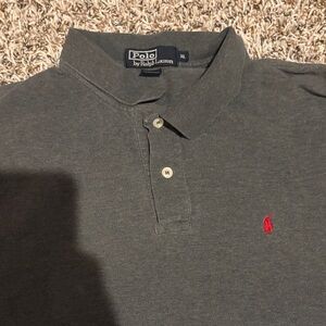 New - Polo by Ralph Lauren Men's Charcoal Polo Shirt XL